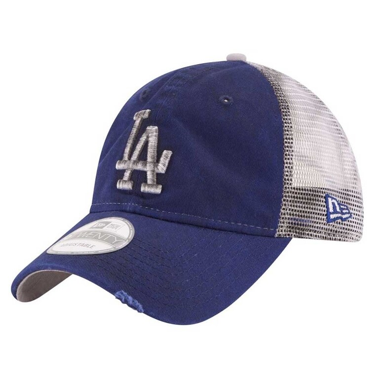 distressed la dodgers hat