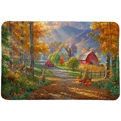 Fall Memories Memory Foam Rug