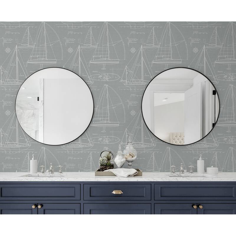 NextWall Yacht Club Peel and Stick Removable Wallpaper