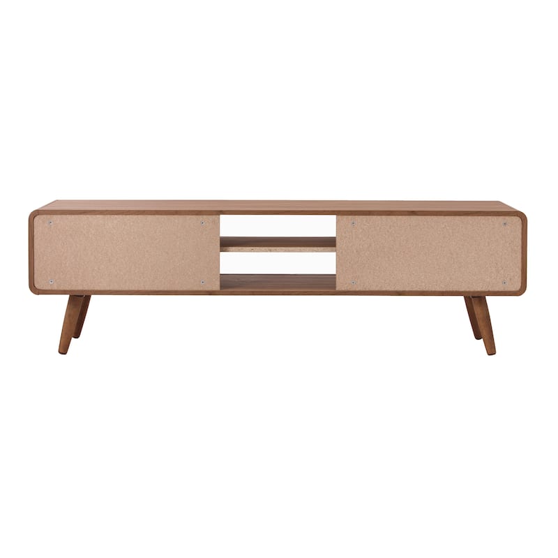 NPD Furniture Wilson 58 Inch Slat Low TV Stand