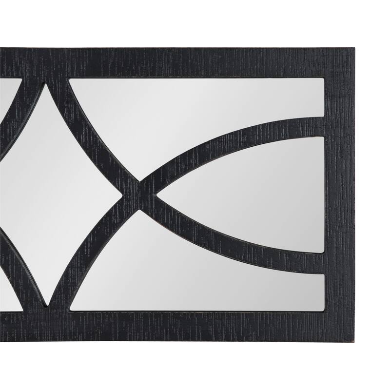 Kate and Laurel Tolland Wood Panel Wall Mirror