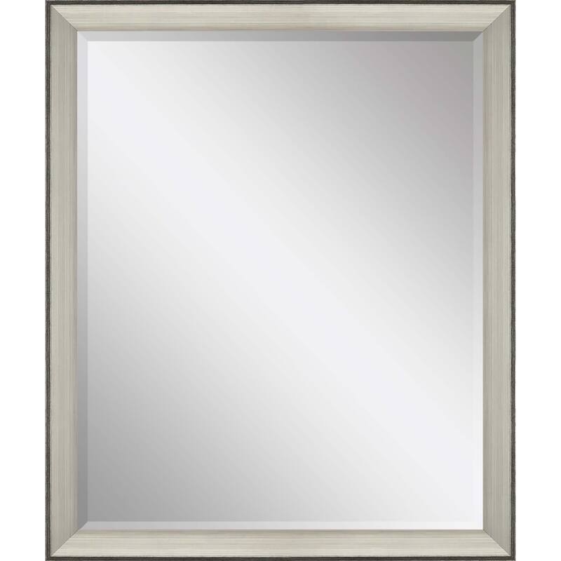 HomeRoots 32" Silver Framed Accent Mirror - 26.00 in. x 32.00 in. x 3.00 in.
