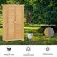 Garden Shed 3-tier Patio Storage Cabinet