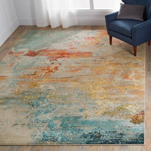 Shop Nourison Sublime Vintage Abstract Area Rug On Sale