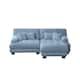 Option Blue+2 Seat+1 Ottoman