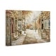 preview thumbnail 3 of 5, Stupell City Street Shopfronts Canvas Wall Art Design By Ruane Manning
