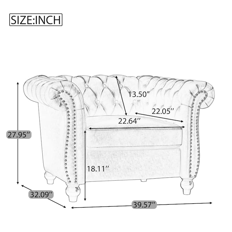 Christopher Knight Home - Silverdale Traditional Chesterfield Club Chair