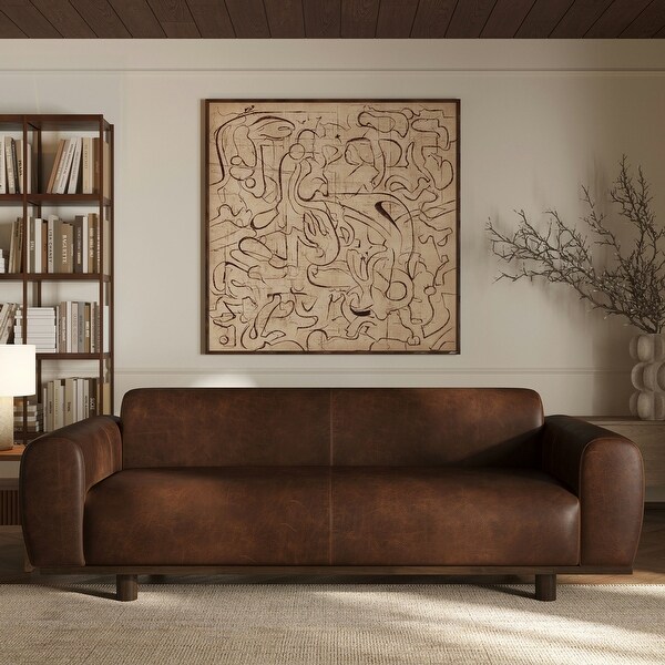 Poly & Bark Brescia Sofa in Chocolate Brown - On Sale - Bed Bath
