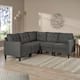 Emmie Mid-century Modern 5-piece Sectional Sofa Set by Christopher Knight Home - Grey
