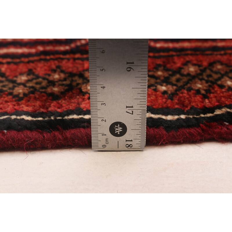 ECARPETGALLERY Hand-knotted Andelz Red Wool Rug - 4'7 x 6'11