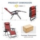 preview thumbnail 39 of 61, Homall Patio Zero Gravity Chair Lawn Lounge Chair with Pillow Set of 2