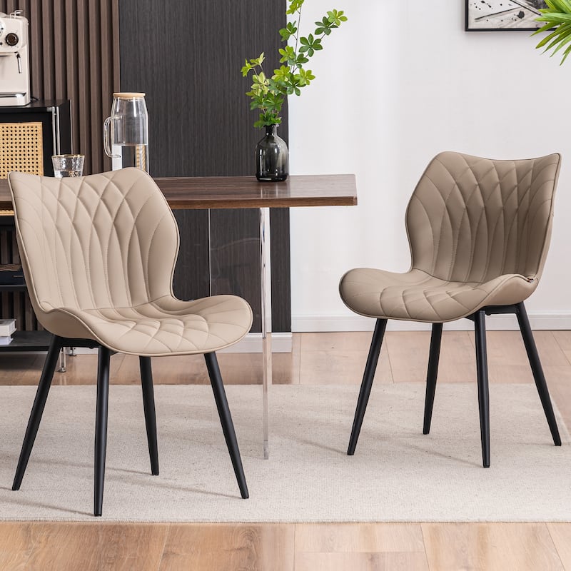 Kitchen Dining Room Chairs Modern Dining Table Chairs - Khaki
