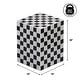 preview thumbnail 34 of 56, Callista Modern Ceramic Tiled Cube Side Table, Square Mosaic Pedestal Accent End Table for Living Room Bedroom - 14 X 14 X 18