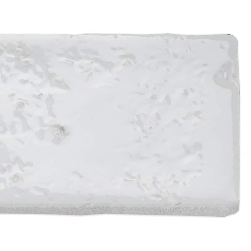 Merola Tile Arches Brick White 2-1/2" x 9-7/8" Ceramic Wall Tile