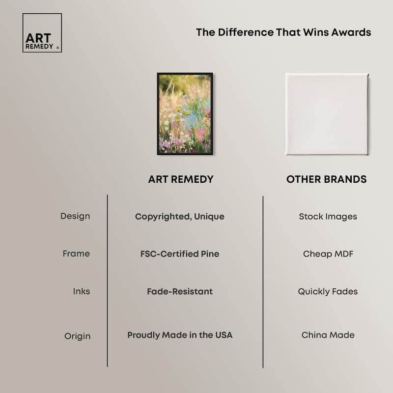 Floral Impressionism I Canvas by Art Remedy