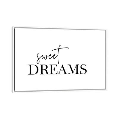 iCanvas "Sweet Dreams" by Nouveau Prints Framed Canvas Print