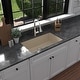preview thumbnail 5 of 52, Karran Undermount 32.5 in. Large Single Bowl Quartz Kitchen Sink Kit