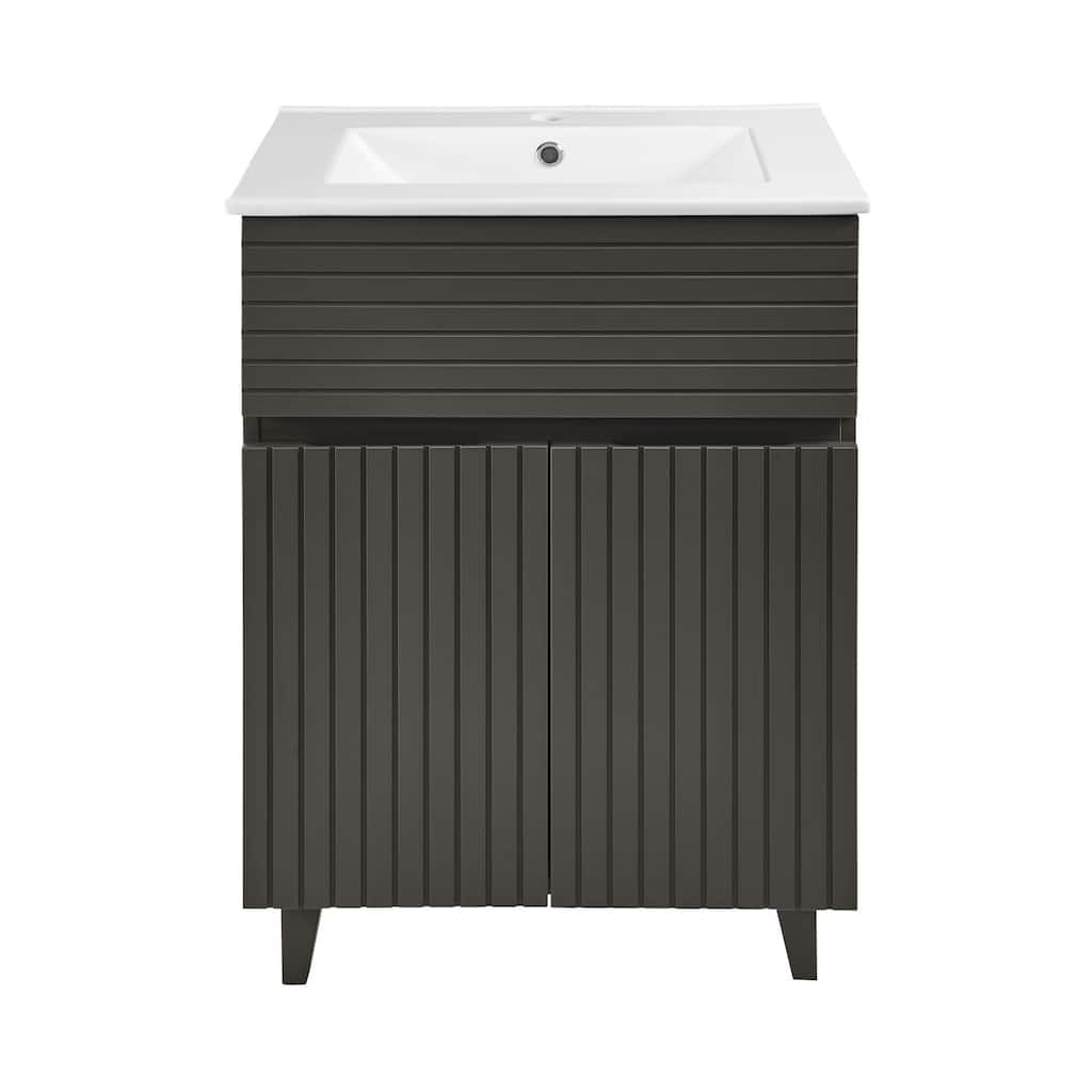 Swiss Madison SM-BV271 Bernay 24" Free Standing Single Basin Vanity