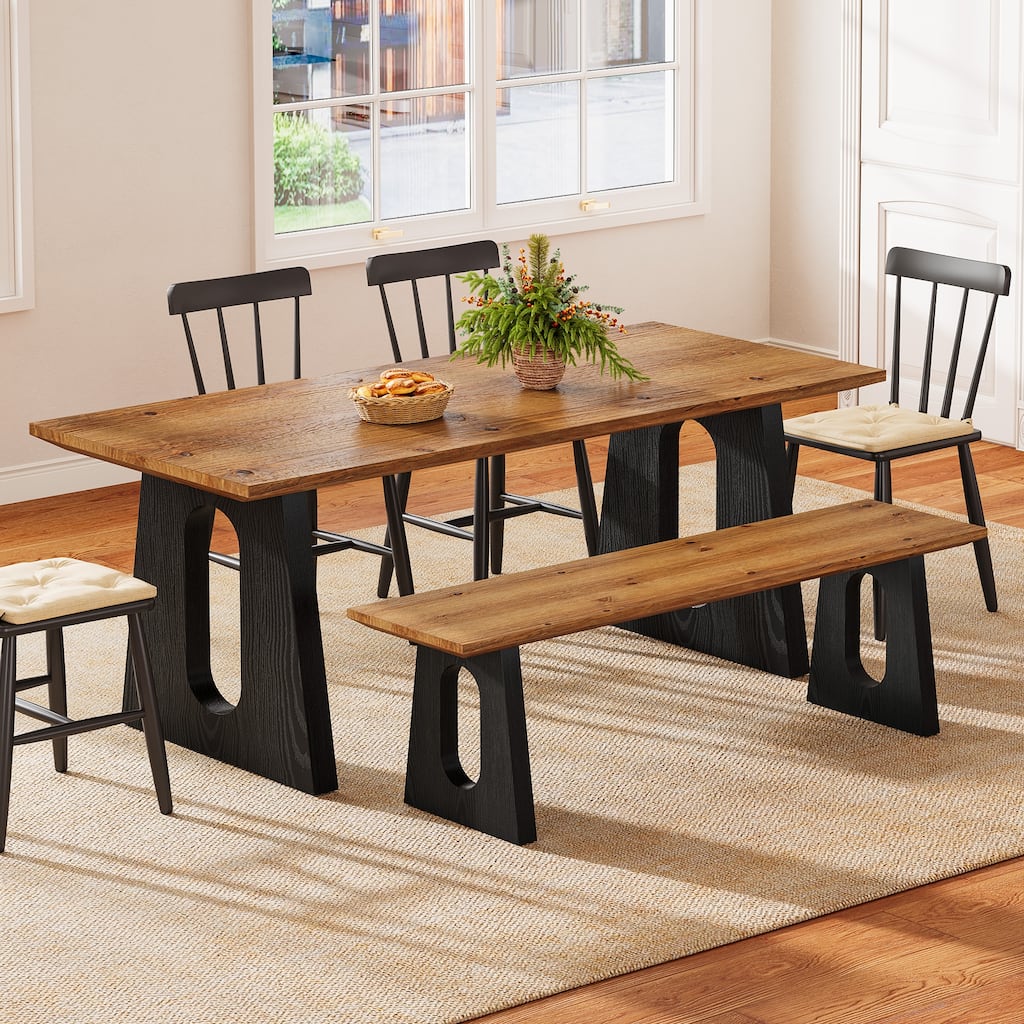 47" Farmhouse Dining Bench