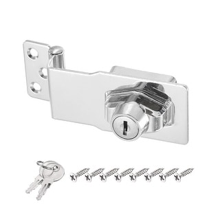 Keyed Hasp Locks Angle 90 Degree Twist Knob Locking Keyed Different ...