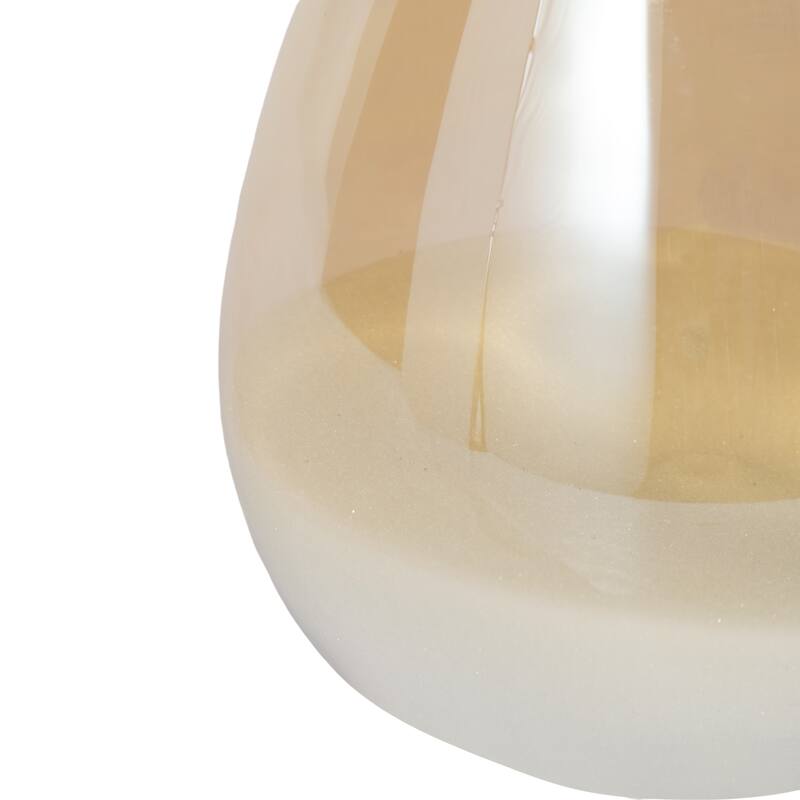 Modern Glass Hourglass Sculpture - Home Decor