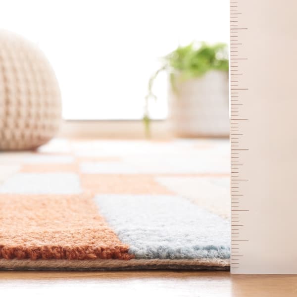 SAFAVIEH Handmade Genre Emmeke Mid-Century Modern Wool Rug