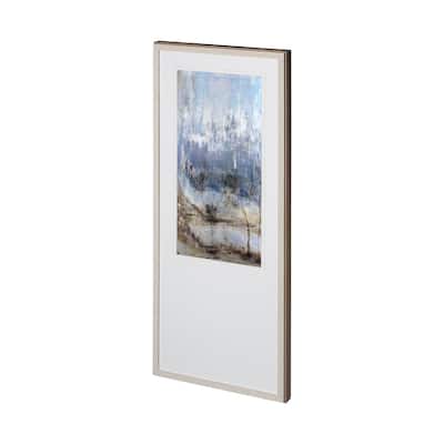 Anchored in Blue II Framed Art Print