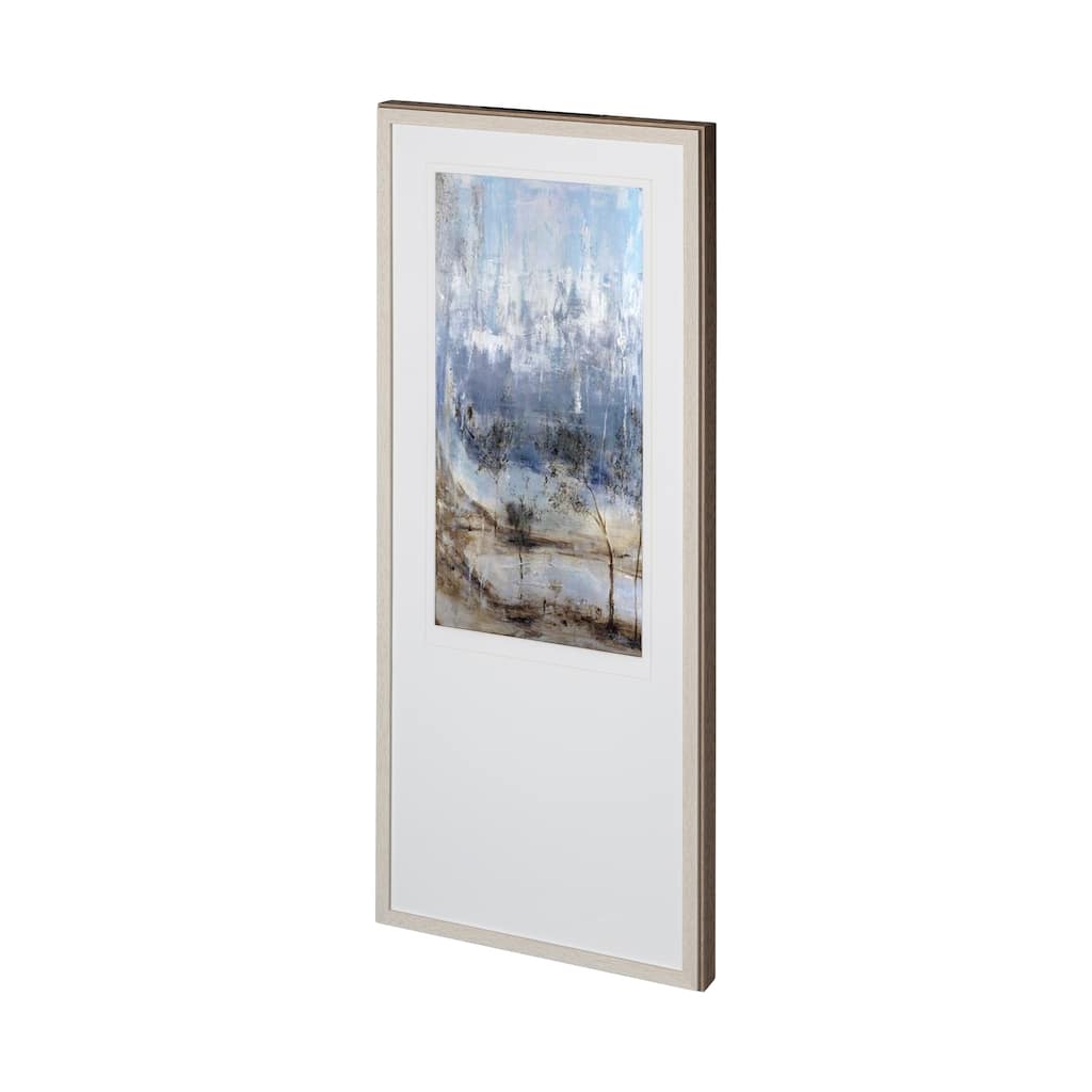 Anchored in Blue II Framed Art Print
