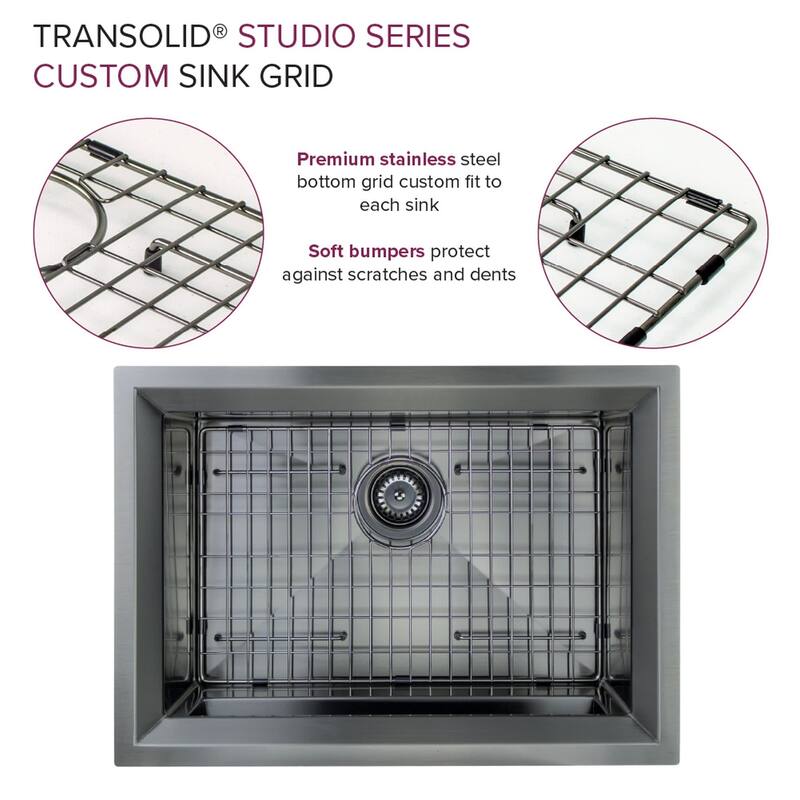 Transolid PUSB261911 Studio 26" Undermount Single Basin Stainless