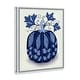preview thumbnail 3 of 5, Stupell Folk Pattern Fall Pumpkin Canvas Wall Art Design By Darlene Seale