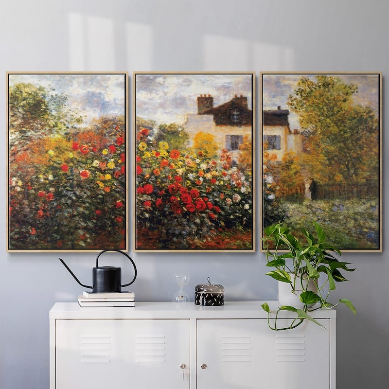 Argenteuil by Monet - Multi Piece Framed Canvas