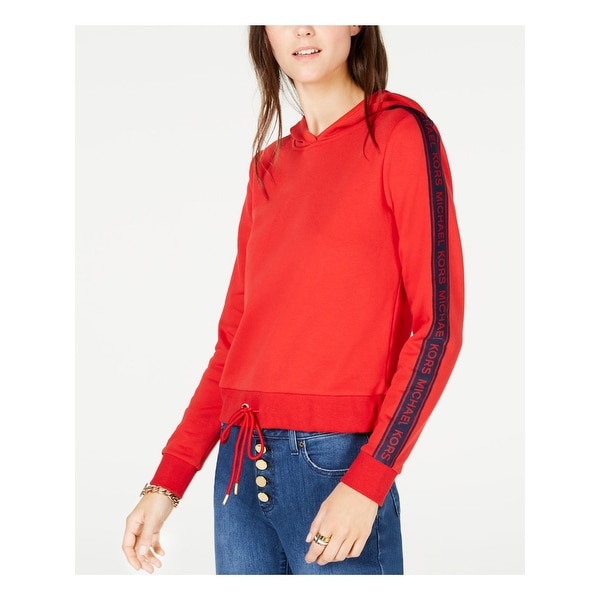 michael kors hoodie womens red