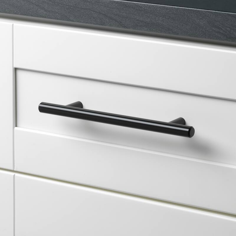 GlideRite 5-Pack 5-inch Center to Center Solid Steel Cabinet Pull