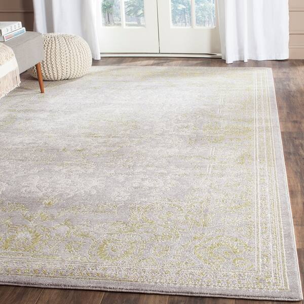 slide 2 of 15, SAFAVIEH Passion Iseabail Vintage Distressed Boho Oriental Rug 5'1" x 7'7" - Grey/Green