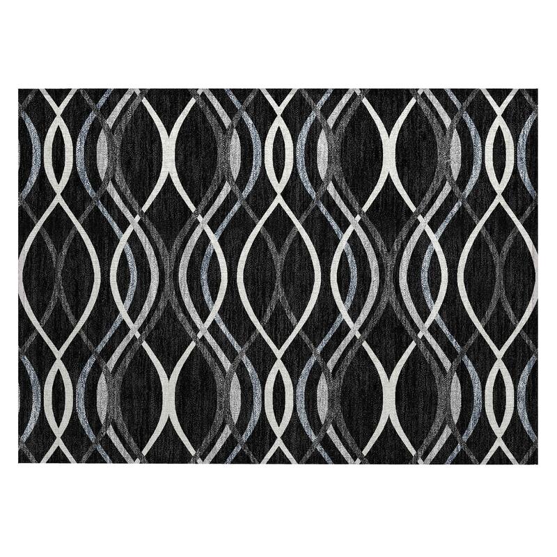 Machine Washable Indoor/ Outdoor Chantille Contempo Deco Rug