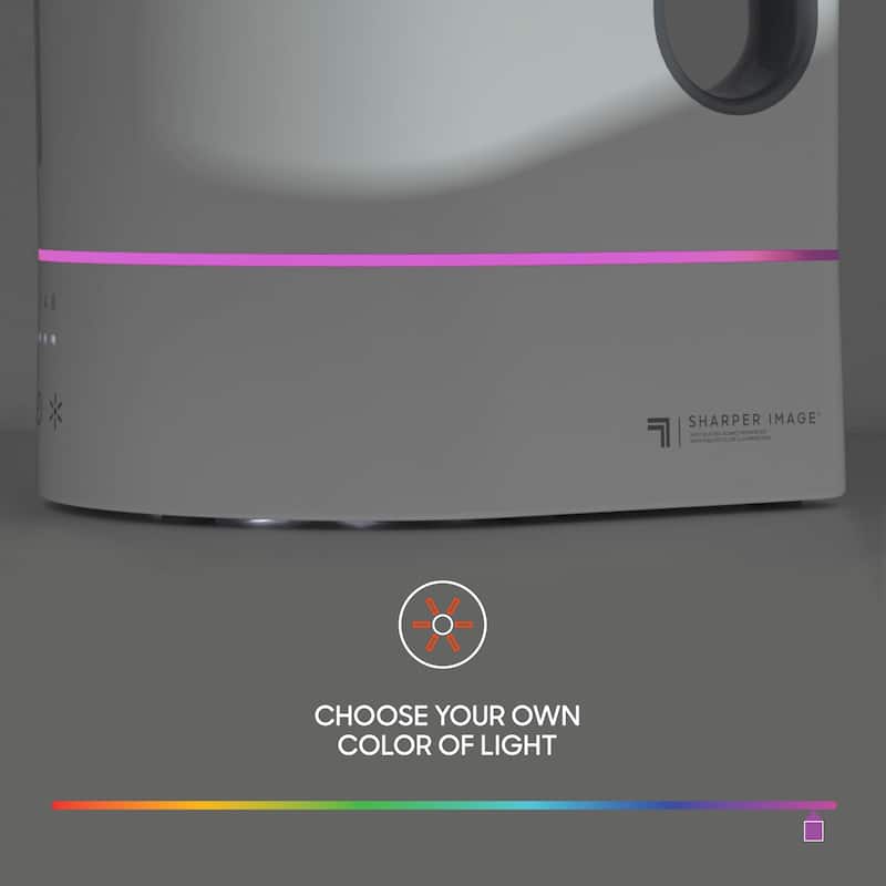 Mist 8 Ultrasonic Humidifier with Customizavle Light, Cool mist and Timer