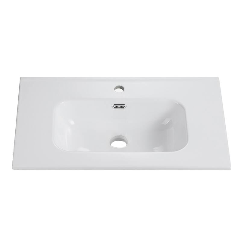 Topcraft Ceramic Bathroom Vanity Sinks - 30"