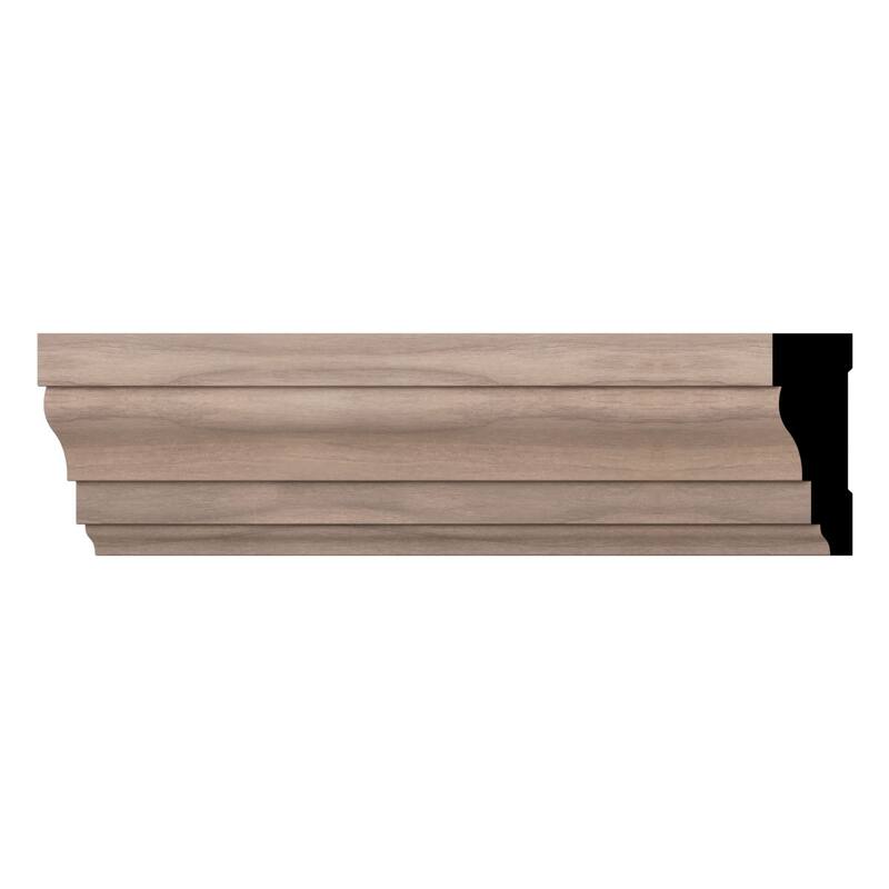 WM366 11/16-in D x 2-1/4-in W x 96-in L Americraft Solid Hardwood Stain Grade Colonial Casing Moulding - Walnut