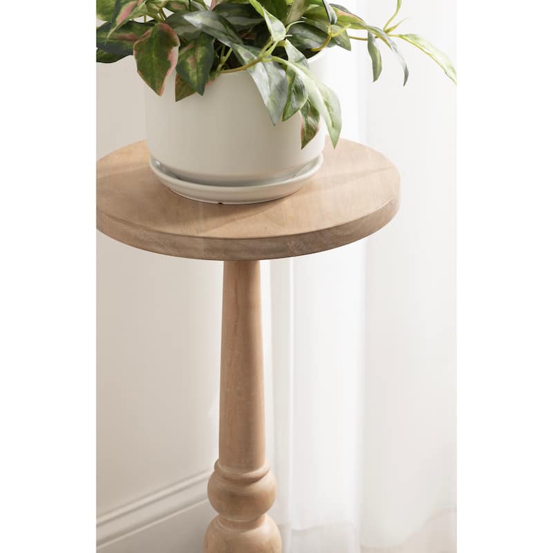 Kate and Laurel Wegner Wooden Drink Table