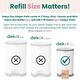 preview thumbnail 3 of 4, Dekor Eko Mini Diaper Pail Refills - 2 Pack