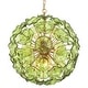 preview thumbnail 1 of 9, Crystorama Lighting Group ESM-4006 Esme 9 Light 23" Wide Sputnik Green Glass