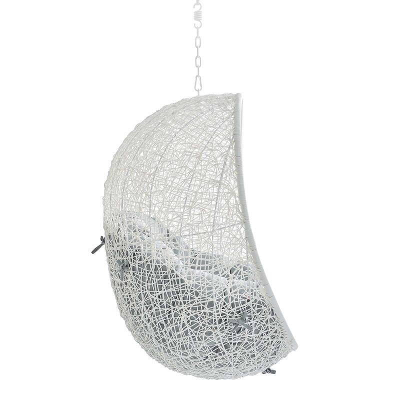 Hide Sunbrella Fabric Swing Outdoor Patio Lounge Chair without Stand