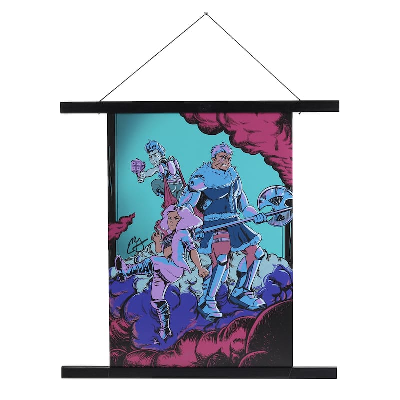 Magnetic Wooden Poster Hanger Frame, Black, White or Gray