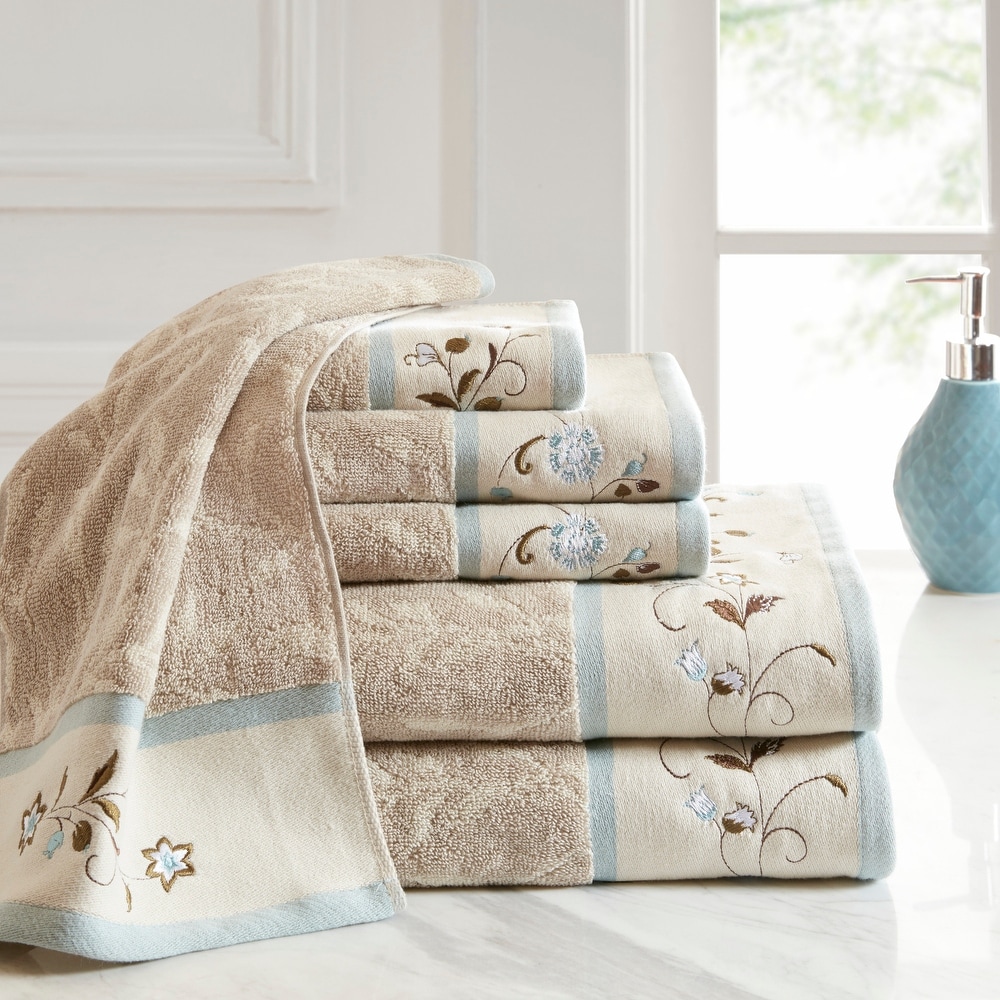 Madison park aubrey towels on sale