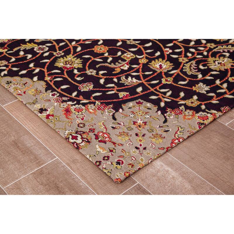 Jani 36"x48" Rug'd Chair Mat-Rug Style Office Chairmat for Carpet & Hard Floors| 0.25" Thick |Non-Slip, Foldable Desk Chair Mat