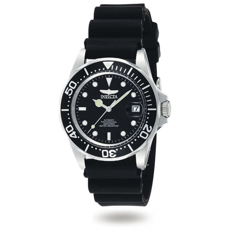 Invicta Men's Men Automatic Pro Diver S2 Black Rubber Automatic Watch