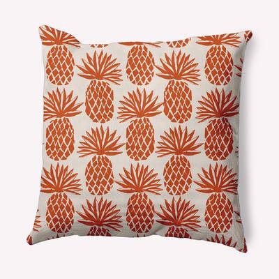 Pineapple Stripes Decorative Throw Pillow