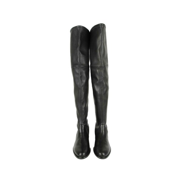 stuart weitzman stretch leather boots