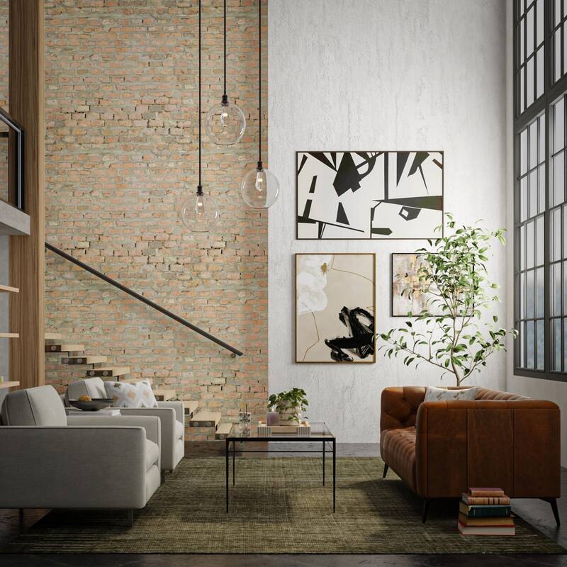 Alora Decor Rhodes Collection Modern Wool Hand-woven Rug