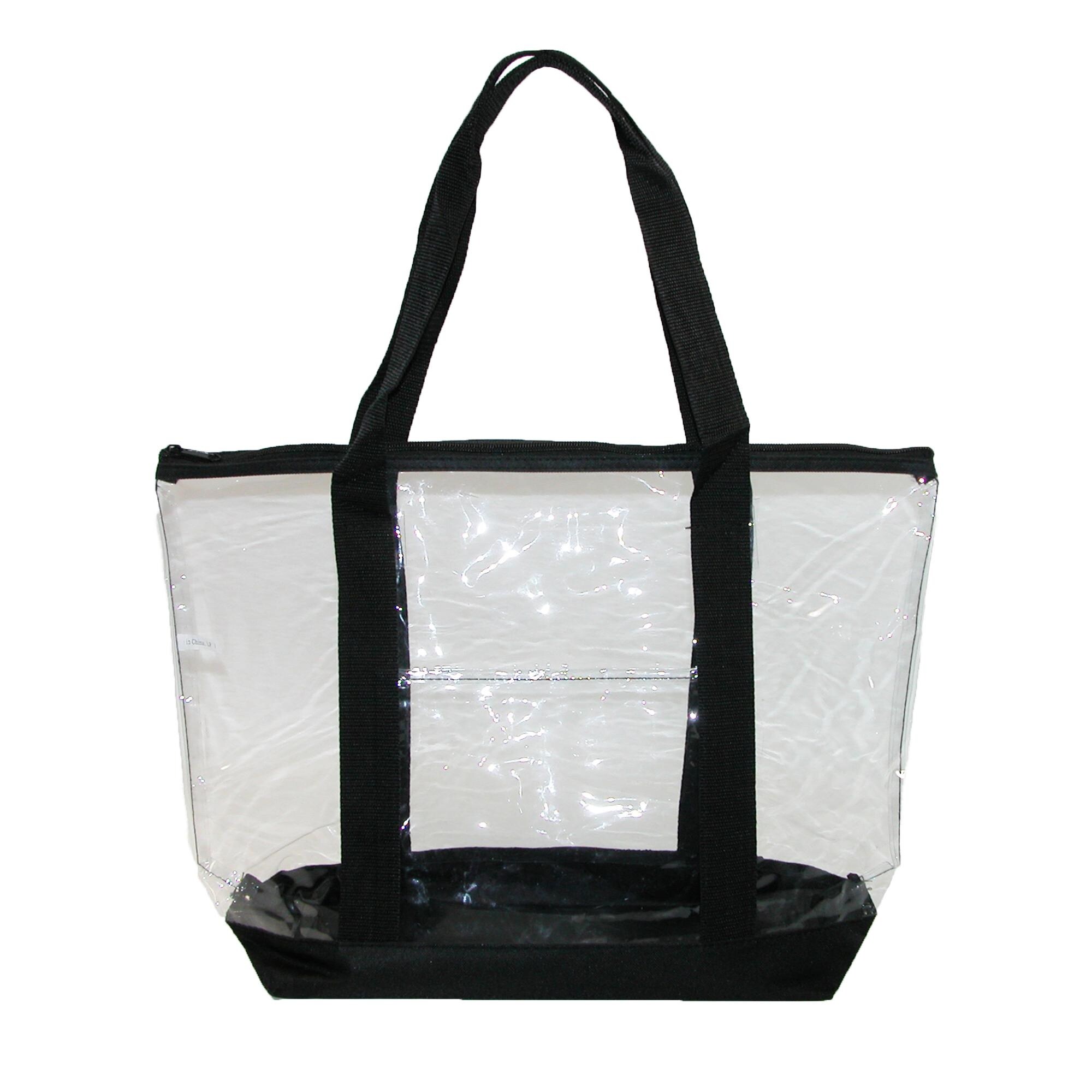 clear tote bags with handles